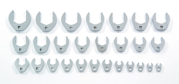 Proto® 3/8" Drive 27 Piece Crowfoot Wrench Set - USA Tool & Supply