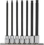Proto® 3/8" Drive 7 Piece Ball Style Extra Long Hex Bit Set - USA Tool & Supply