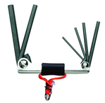 Proto® Tether-Ready 6 Piece Metric Long Folding Hex Key Set - USA Tool & Supply