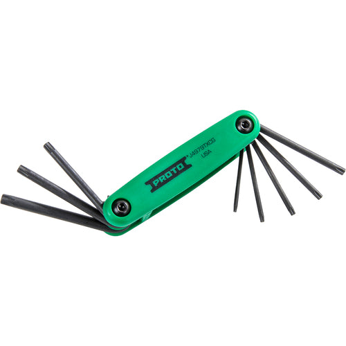Proto 8 Piece Torx Folding Key Set - USA Tool & Supply