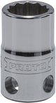 Proto® Tether-Ready 3/8" Drive Socket 11 mm - 12 Point - USA Tool & Supply