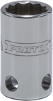 Proto® Tether-Ready 3/8" Drive Socket 12 mm - 12 Point - USA Tool & Supply