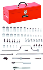 Proto® 3/8" Drive 58 Piece Socket, Combination Set - 12 Point - USA Tool & Supply