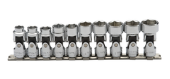 Proto® 3/8" Drive 10 Piece Metric Universal Socket Set - 6 Point - USA Tool & Supply