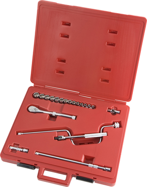 Proto® 3/8" Drive 20 Piece Metric Socket Set - 12 Point - USA Tool & Supply