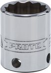 Proto® Tether-Ready 3/8" Drive Socket 3/4" - 12 Point - USA Tool & Supply