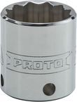 Proto® Tether-Ready 3/8" Drive Socket 24 mm - 12 Point - USA Tool & Supply