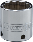 Proto® Tether-Ready 3/8" Drive Socket 25 mm - 12 Point - USA Tool & Supply