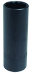 Proto® 1/2" Drive Black Oxide Deep Socket 1-1/4" - 12 Point - USA Tool & Supply