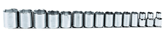 Proto® 1/2" Drive 15 Piece Socket Set - 6 Point - USA Tool & Supply