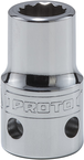 Proto® Tether-Ready 1/2" Drive Socket 11 mm - 12 Point - USA Tool & Supply