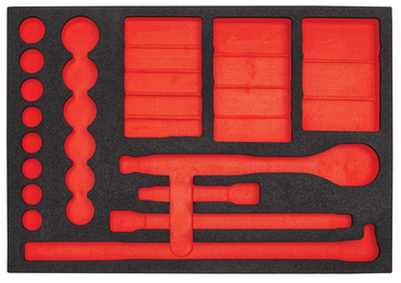 Proto® Foam Tray for Tool Set J54126 w/ Precision 90 Ratchet- 12 Point - 11x16" - USA Tool & Supply
