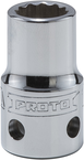 Proto® Tether-Ready 1/2" Drive Socket 12 mm - 12 Point - USA Tool & Supply
