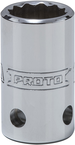 Proto® Tether-Ready 1/2" Drive Socket 15 mm - 12 Point - USA Tool & Supply