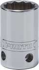 Proto® Tether-Ready 1/2" Drive Socket 17 mm - 12 Point - USA Tool & Supply