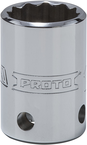 Proto® Tether-Ready 1/2" Drive Socket 19 mm - 12 Point - USA Tool & Supply