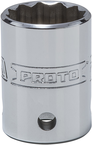 Proto® Tether-Ready 1/2" Drive Socket 21 mm - 12 Point - USA Tool & Supply