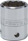 Proto® Tether-Ready 1/2" Drive Socket 23 mm - 12 Point - USA Tool & Supply