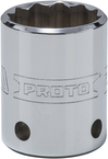 Proto® Tether-Ready 1/2" Drive Socket 24 mm - 12 Point - USA Tool & Supply