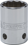 Proto® Tether-Ready 1/2" Drive Socket 13/16" - 12 Point - USA Tool & Supply