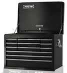 Proto® 440SS 27" Top Chest with Drop Front - 12 Drawer, Black - USA Tool & Supply