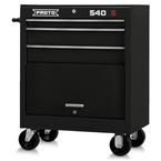 Proto® 440SS 27" Roller Cabinet - 3 Drawer, Black - USA Tool & Supply