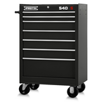 Proto® 440SS 27" Roller Cabinet - 7 Drawer, Black - USA Tool & Supply