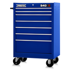 Proto® 440SS 27" Roller Cabinet - 7 Drawer, Blue - USA Tool & Supply