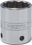 Proto® Tether-Ready 1/2" Drive Socket 27 mm - 12 Point - USA Tool & Supply