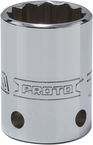 Proto® Tether-Ready 1/2" Drive Socket 7/8" - 12 Point - USA Tool & Supply