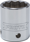 Proto® Tether-Ready 1/2" Drive Socket 1" - 12 Point - USA Tool & Supply