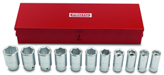 Proto® 3/4" Drive 11 Piece Deep Socket Set- 6 Point - USA Tool & Supply