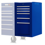 Proto® 550S Side Cabinet - 6 Drawer, Gloss Blue - USA Tool & Supply