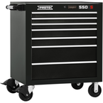 Proto® 550S 34" Roller Cabinet - 7 Drawer, Gloss Black - USA Tool & Supply