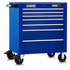 Proto® 550S 34" Roller Cabinet - 7 Drawer, Gloss Blue - USA Tool & Supply