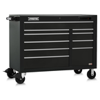 Proto® 550E 50" Front Facing Power Workstation w/ USB - 10 Drawer, Gloss Black - USA Tool & Supply