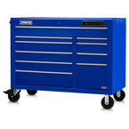 Proto® 550E 50" Front Facing Power Workstation w/ USB - 10 Drawer, Gloss Blue - USA Tool & Supply