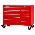 Proto® 550S 50" Workstation - 12 Drawer, Gloss Red - USA Tool & Supply