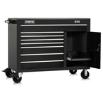 Proto® 550S 50" Workstation - 8 Drawer & 1 Shelf, Gloss Black - USA Tool & Supply