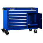 Proto® 550S 50" Workstation - 8 Drawer & 1 Shelf, Gloss Blue - USA Tool & Supply