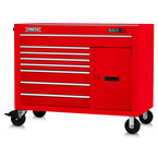 Proto® 550S 50" Workstation - 8 Drawer & 2 Shelves, Gloss Red - USA Tool & Supply