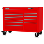 Proto® 550S 57" Workstation - 13 Drawer, Gloss Red - USA Tool & Supply