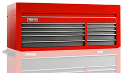Proto® 550S 66" Top Chest - 10 Drawer, Gloss Red - USA Tool & Supply