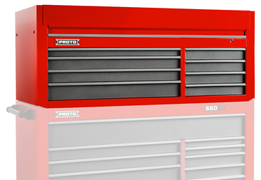 Proto® 550S 66" Top Chest - 8 Drawer, Gloss Red - USA Tool & Supply