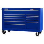 Proto® 550S 66" Workstation - 11 Drawer, Gloss Blue - USA Tool & Supply