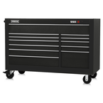 Proto® 550S 66" Workstation - 12 Drawer, Gloss Black - USA Tool & Supply