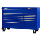 Proto® 550S 66" Workstation - 12 Drawer, Gloss Blue - USA Tool & Supply