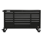 Proto® 550E 67" Front Facing Power Workstation w/ USB - 18 Drawer, Gloss Black - USA Tool & Supply