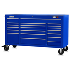 Proto® 550S 67" Workstation - 20 Drawer, Gloss Blue - USA Tool & Supply