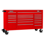 Proto® 550S 67" Workstation - 20 Drawer, Gloss Red - USA Tool & Supply